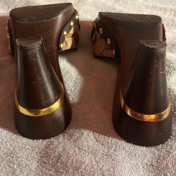 Vintage Coach mule sandals size 8 - Picture 4 of 5
